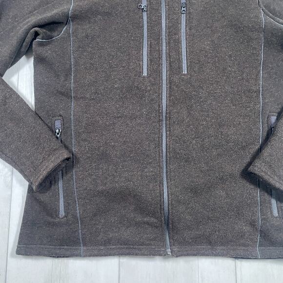 Kuhl Interceptr Jacket Mens Large Brown Fleece Full Zip Outdoor Hiking Travel - Picture 3 of 16